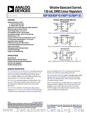 ADP163 datasheet pdf Analog Devices