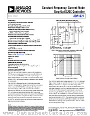 ADP1621 datasheet pdf Analog Devices