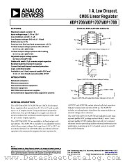 ADP1707 datasheet pdf Analog Devices