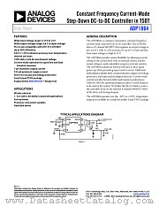 ADP1864 datasheet pdf Analog Devices