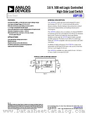 ADP199 datasheet pdf Analog Devices