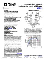 ADP2114 datasheet pdf Analog Devices