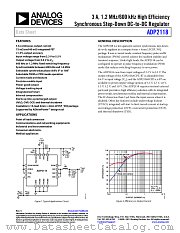ADP2118 datasheet pdf Analog Devices