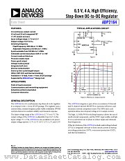 ADP2164 datasheet pdf Analog Devices
