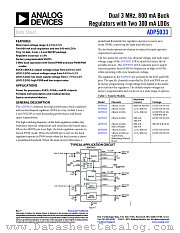 ADP5033 datasheet pdf Analog Devices