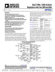 ADP5034 datasheet pdf Analog Devices