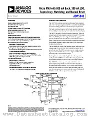 ADP5043 datasheet pdf Analog Devices