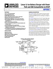 ADP5062 datasheet pdf Analog Devices