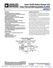 ADP5063 datasheet pdf Analog Devices