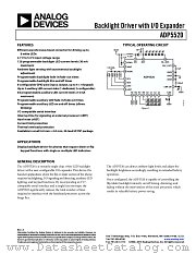 ADP5520 datasheet pdf Analog Devices