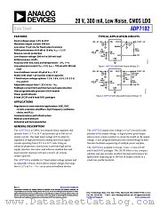 ADP7102 datasheet pdf Analog Devices
