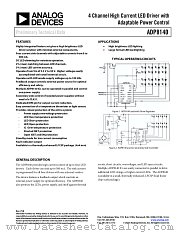 ADP8140 datasheet pdf Analog Devices