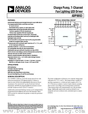 ADP8863 datasheet pdf Analog Devices