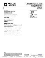 ADR1500 datasheet pdf Analog Devices
