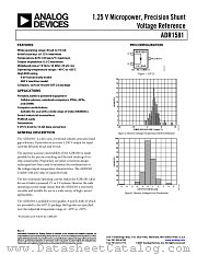 ADR1581 datasheet pdf Analog Devices