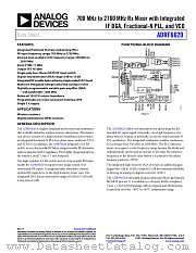 ADRF6620 datasheet pdf Analog Devices