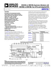 ADRF6704 datasheet pdf Analog Devices