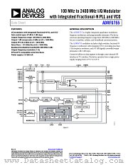 ADRF6755 datasheet pdf Analog Devices