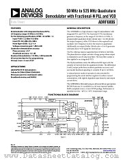 ADRF6806 datasheet pdf Analog Devices