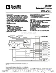 ADSP-BF535 datasheet pdf Analog Devices