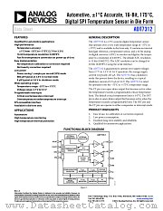ADT7312 datasheet pdf Analog Devices