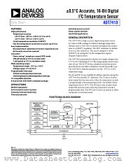 ADT7410 datasheet pdf Analog Devices
