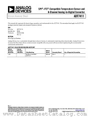 ADT7411 datasheet pdf Analog Devices
