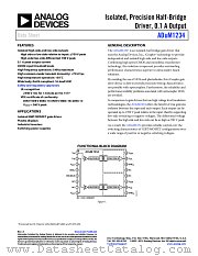 ADUM1234 datasheet pdf Analog Devices