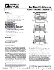 ADUM1411 datasheet pdf Analog Devices