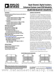 ADUM3401 datasheet pdf Analog Devices