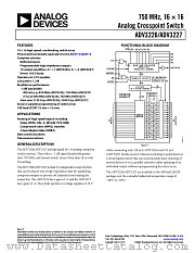ADV3226 datasheet pdf Analog Devices