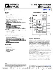 ADV7511W datasheet pdf Analog Devices