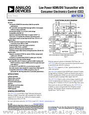 ADV7523A datasheet pdf Analog Devices