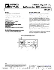 ADXL206 datasheet pdf Analog Devices