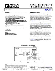ADXL343 datasheet pdf Analog Devices
