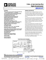 ADXL345-EP datasheet pdf Analog Devices
