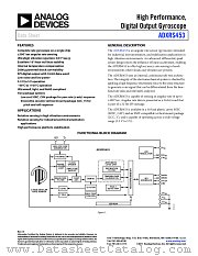 ADXRS453 datasheet pdf Analog Devices