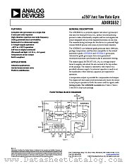 ADXRS652 datasheet pdf Analog Devices