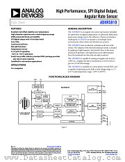 ADXRS810 datasheet pdf Analog Devices