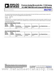 ADUC7023 datasheet pdf Analog Devices