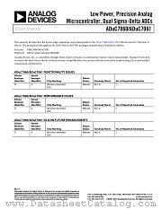 ADUC7060 datasheet pdf Analog Devices