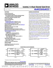 ADUM3221 datasheet pdf Analog Devices