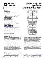 ADUM3441 datasheet pdf Analog Devices