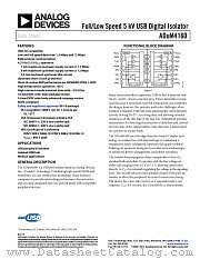 ADUM4160 datasheet pdf Analog Devices