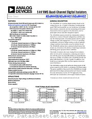 ADUM4401 datasheet pdf Analog Devices