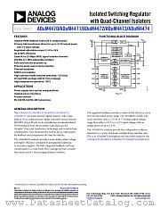 ADUM4471 datasheet pdf Analog Devices