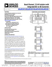 ADUM5402 datasheet pdf Analog Devices