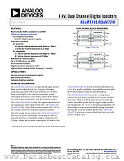 ADUM7240 datasheet pdf Analog Devices
