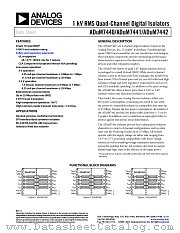 ADUM7441 datasheet pdf Analog Devices