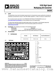 DAC08S datasheet pdf Analog Devices